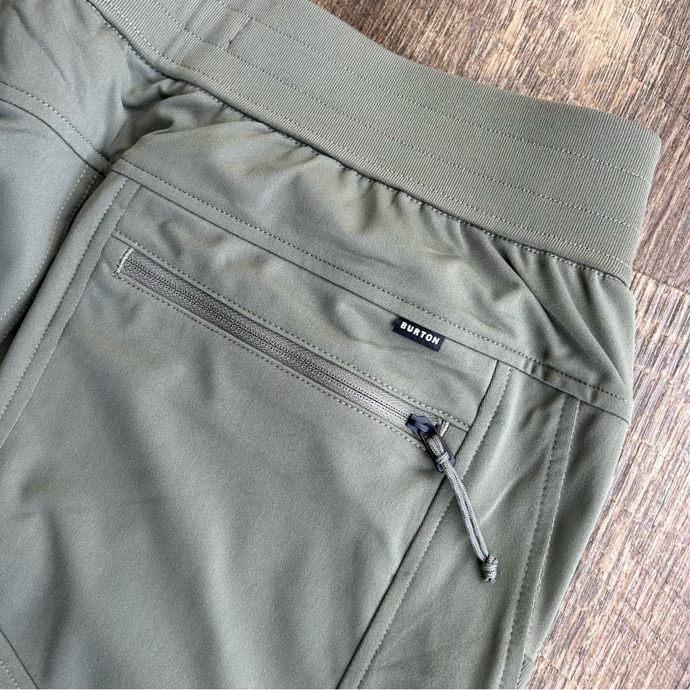 Burton Mens Forest Moss Olive Green Multipath Joggers Athletic Pants - Picture 4 of 6